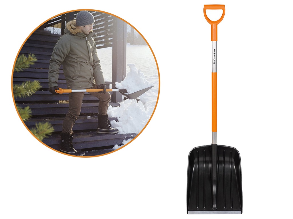 FISKARS Szufla do Śniegu głęboka do odkopywania