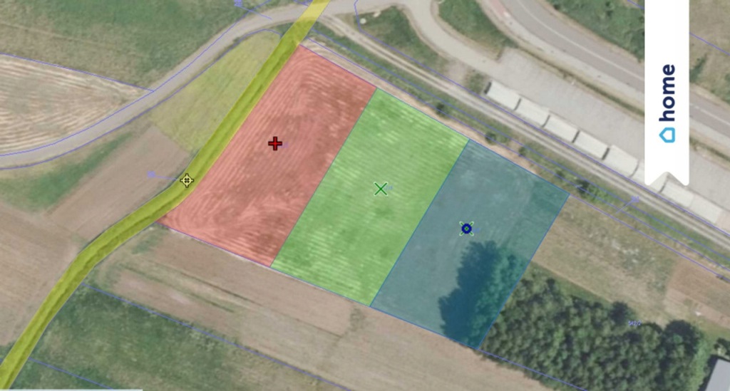 Działka, Pustków, Dębica (gm.), 1715 m²