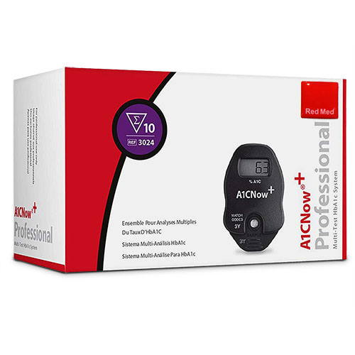 testy do hemoglobiny glikowanej hba1c, a1cnow+ x10