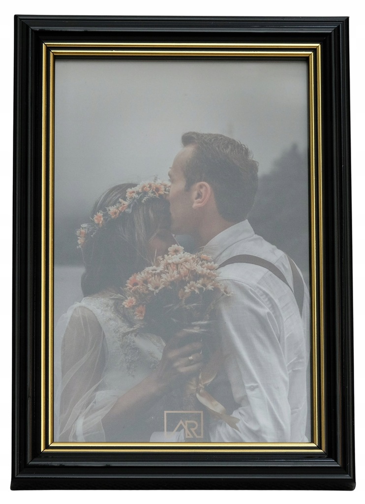 Ramka na zdjęcie 21x29,7 A4 Black&Gold Duo Classic
