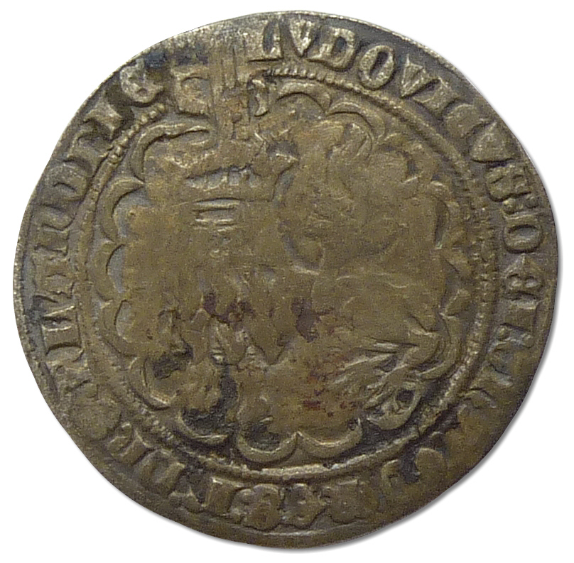 23.FLANDRIA, LUDWIK II, 2 GROOT 1346- 1384