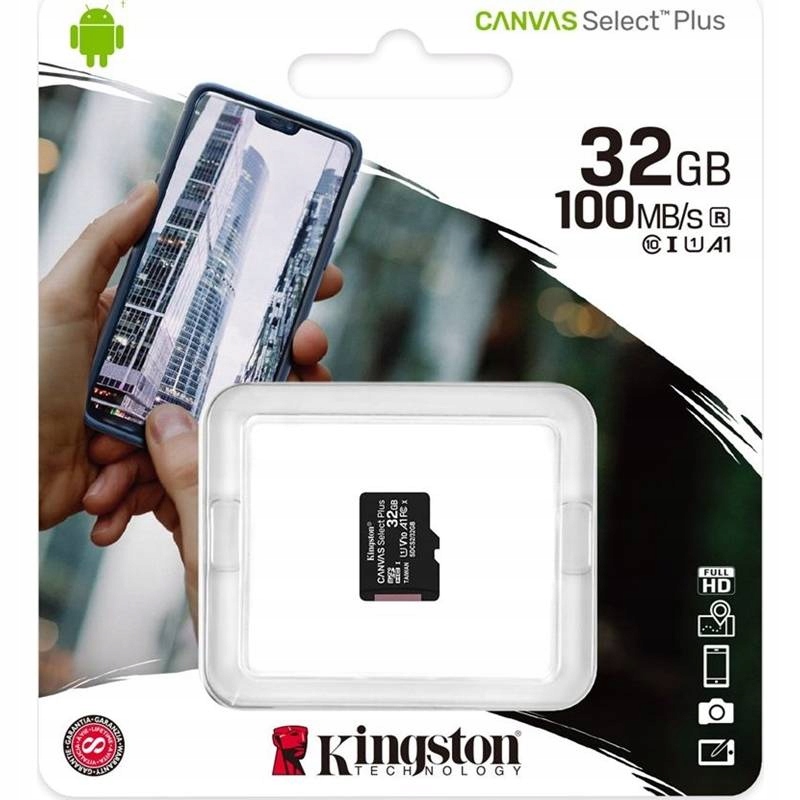 Karta pamięci 32 GB A1 Class 10 UHS-I U1 Kingston