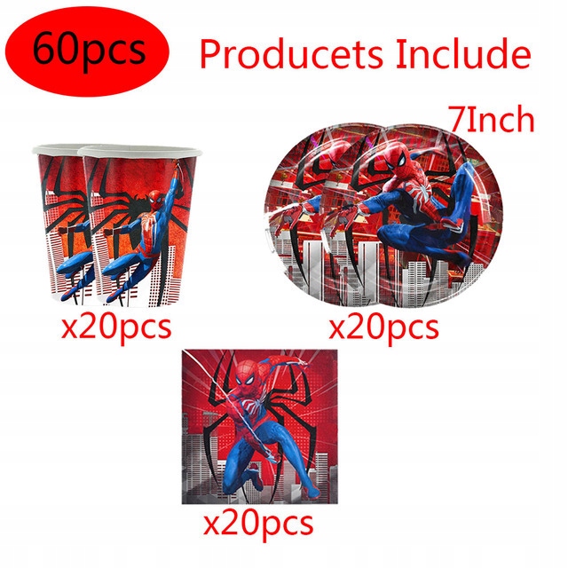 60 sztuk dużo czerwony Spiderman zaopatrzenie firm