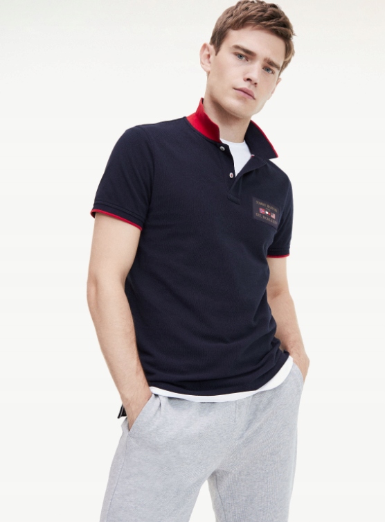 Tommy Hilfiger MW0MW12236 Koszulka Męska Polo XXL