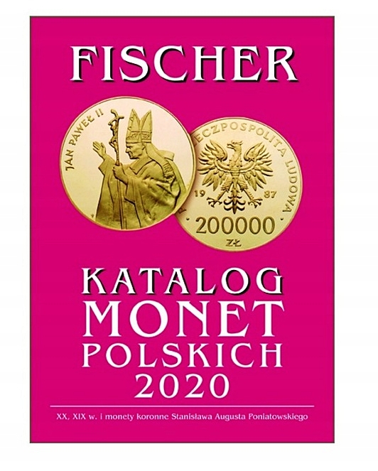 Katalog monet - Fischer 2020 rok.