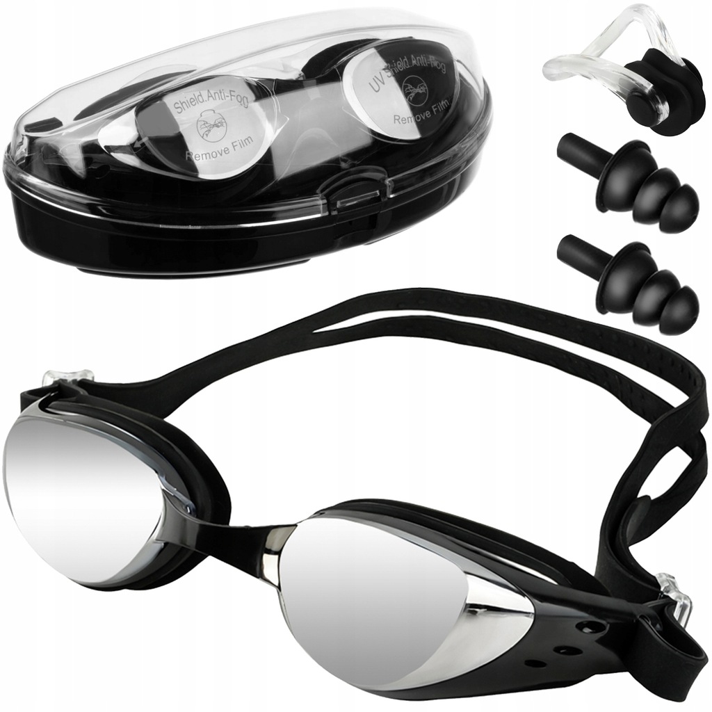 Купить Очки для плавания в бассейне Противозапотевающие очки + футляр: отзывы, фото, характеристики в интерне-магазине Aredi.ru