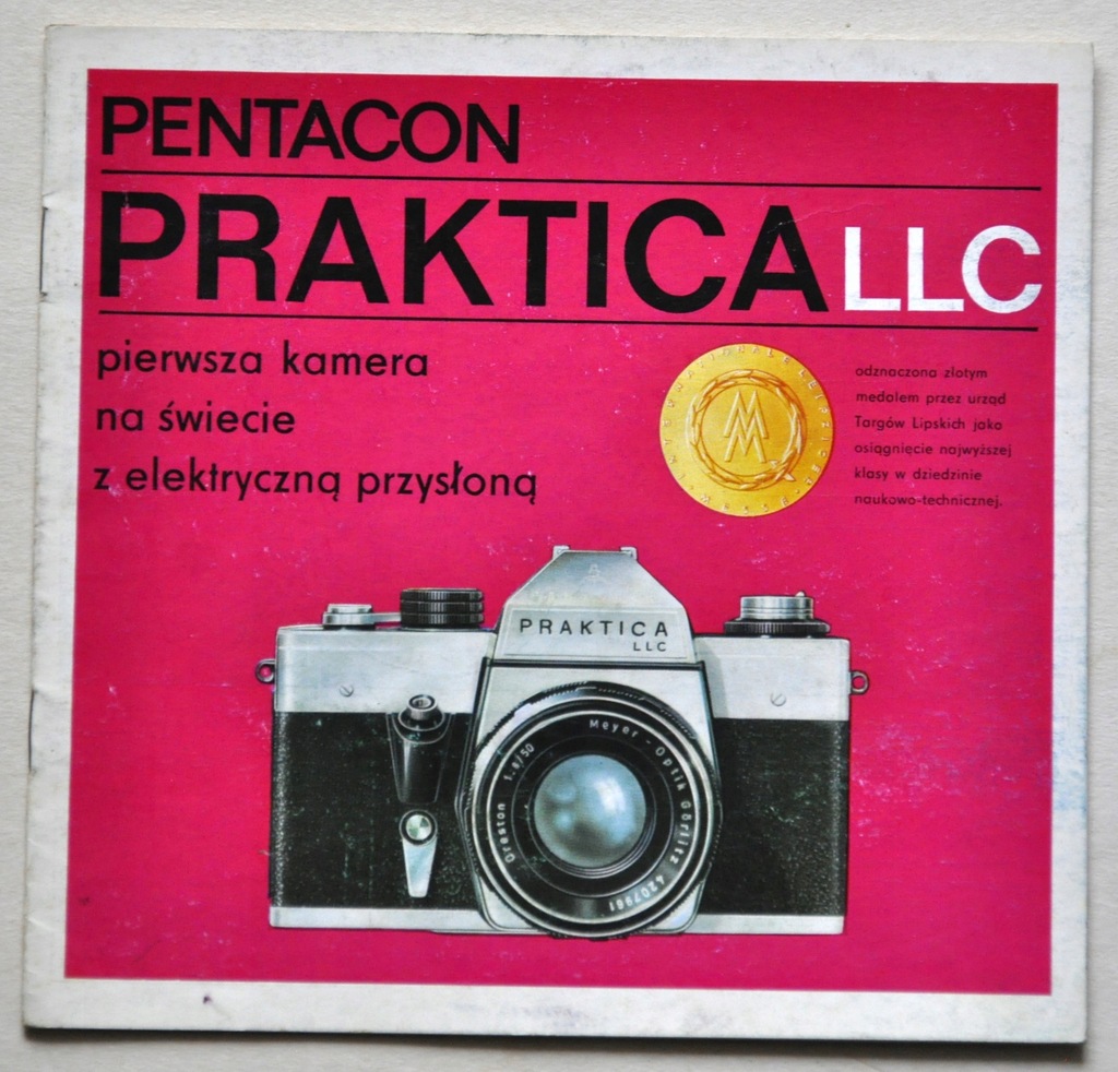 PENTACON PRAKTICA LLC FOLDER REKLAMOWY PO POLSKU