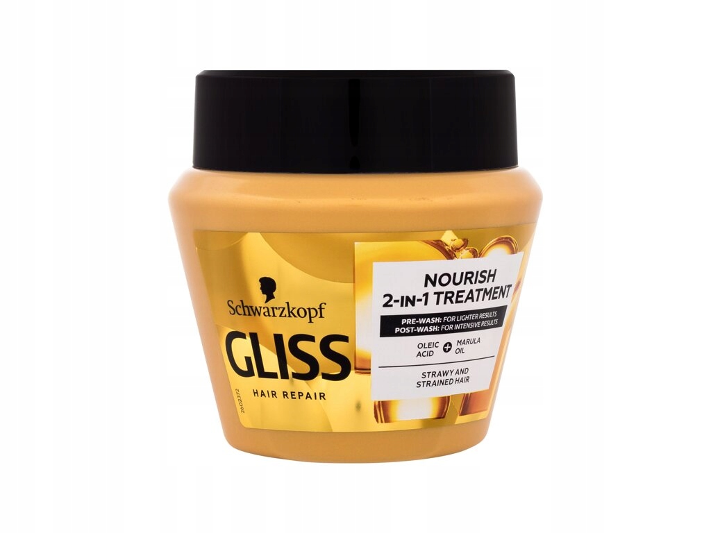 Schwarzkopf Gliss maska do wosw 2-in-1 Nourish P2