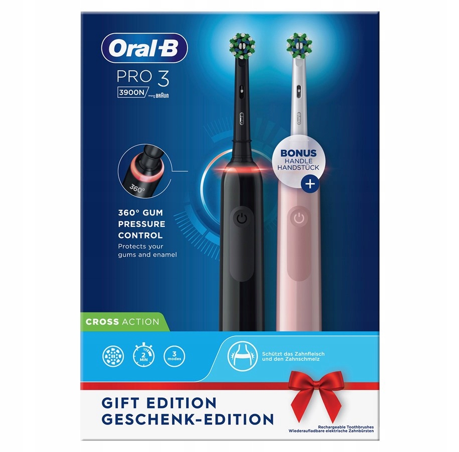 OralB Pro 3 3900 Duo Szczoteczka elektryczna 12226078761 oficjalne