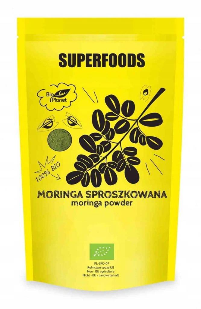 MORINGA SPROSZKOWANA BIO 150 g - BIO PLANET