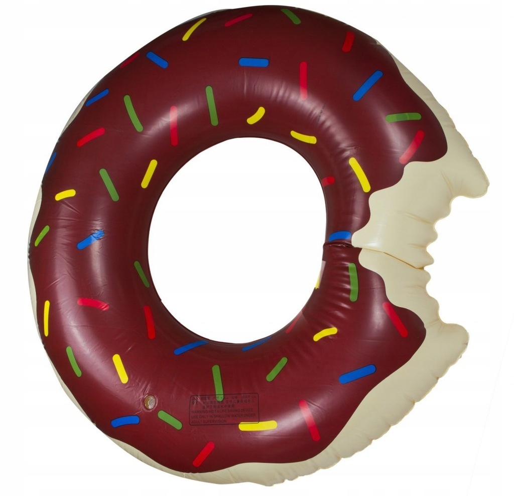 Koło dmuchane Donut 120cm różowe