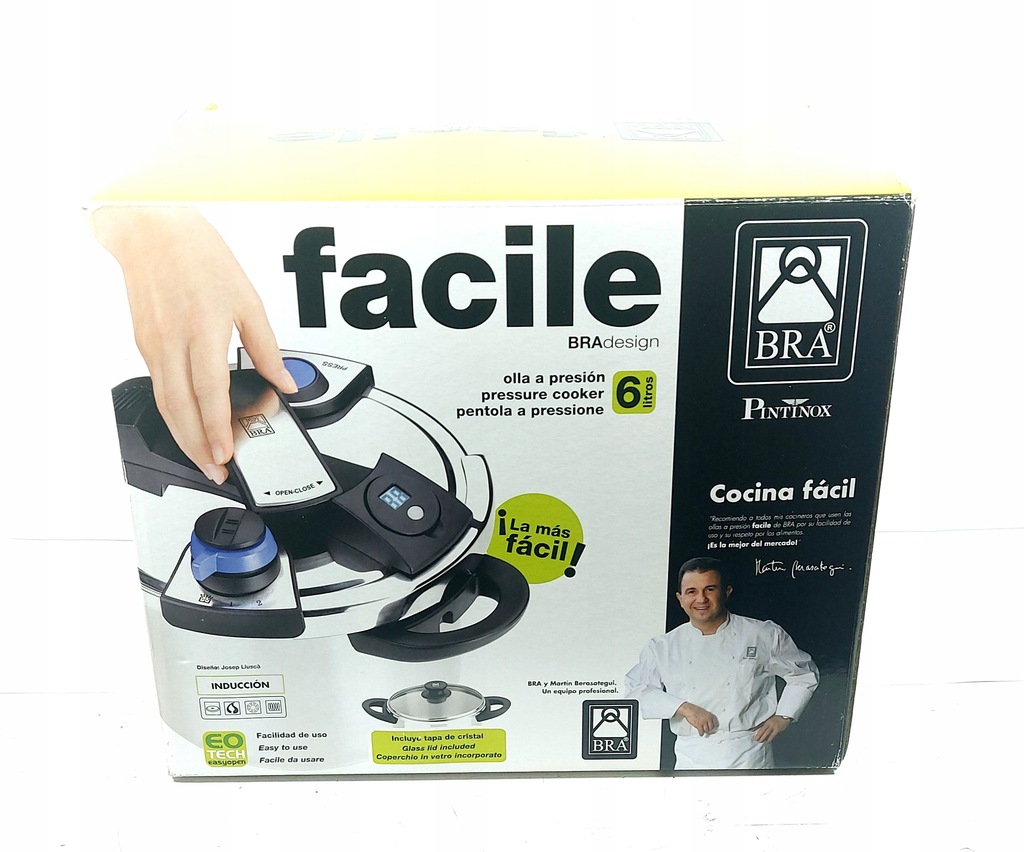 Szybkowar Facile Bra Design 6L Komplet Ideał