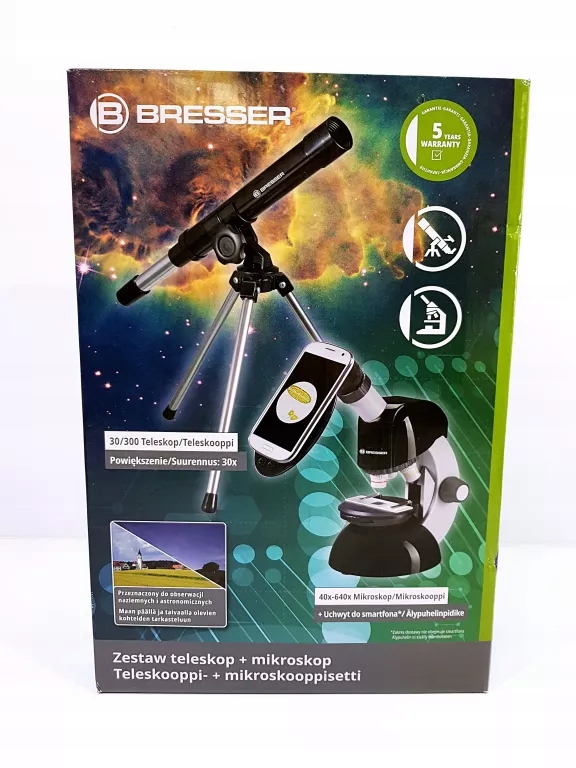 BRESSER ZESTAW TELESKOP I MIKROSKOP LIDL