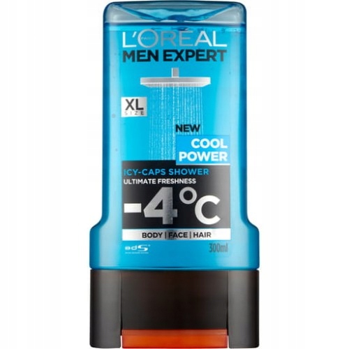 Loreal Men Żel pod prysznic 300ml Cool Power