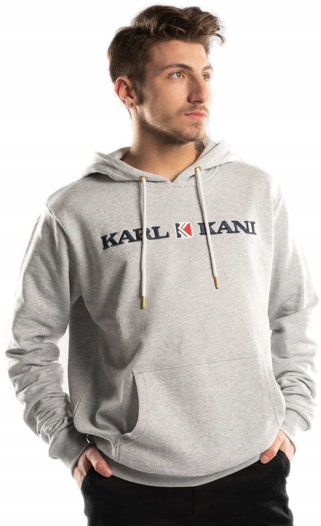 KARL KANI RETRO HOODIE GREY (L) Męskie Bluza