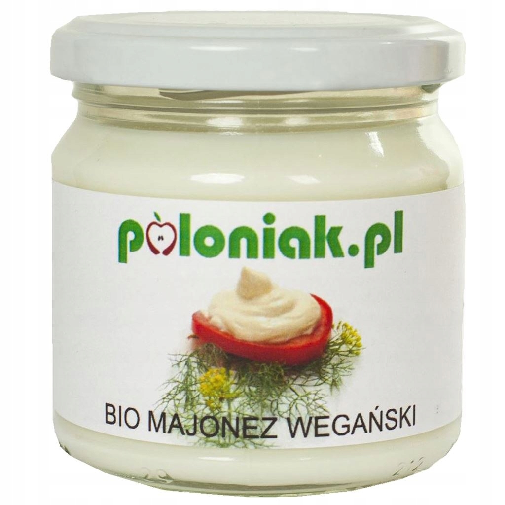 MAJONEZ WEGAŃSKI BIO 180 ml - POLONIAK