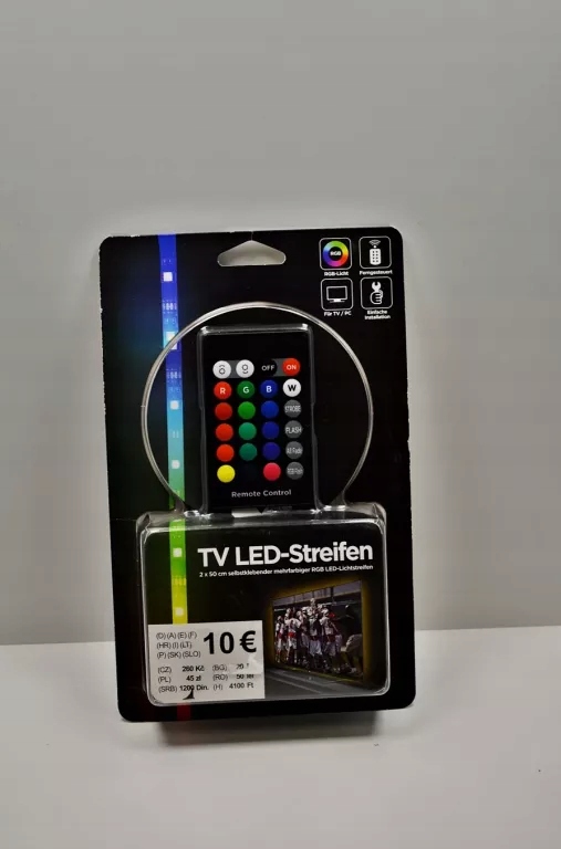 TAŚMA LED RGB TV USB 2 X 50CM