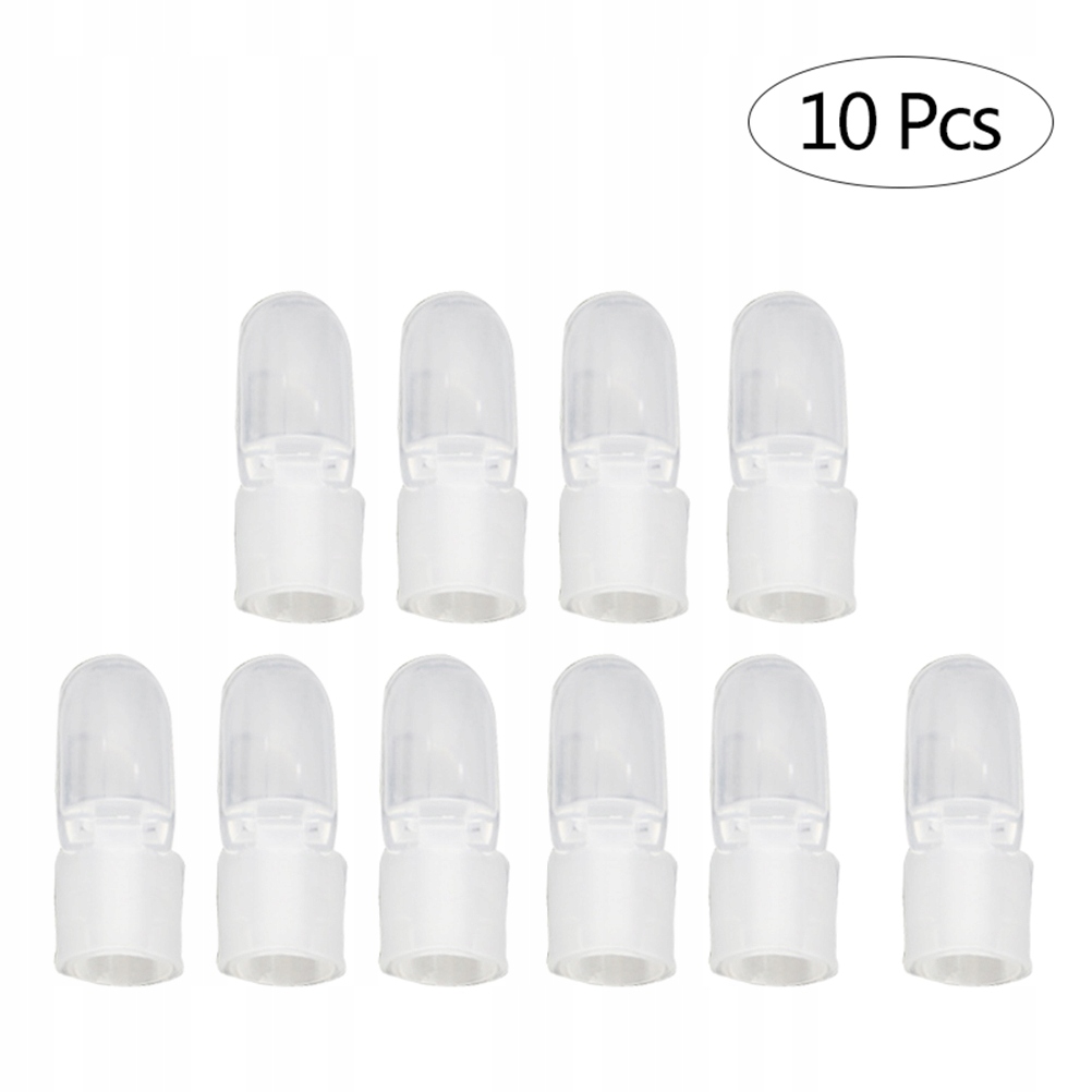 10 sztuk Przezroczysty Manicure Palec Nail Art Des