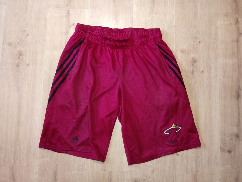 Adidas Miami Heat spodenki koszykarskie r. M