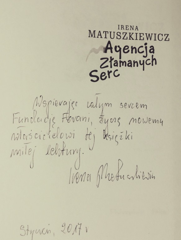Irena Matuszkiewicz-Agencja Złamanych Serc