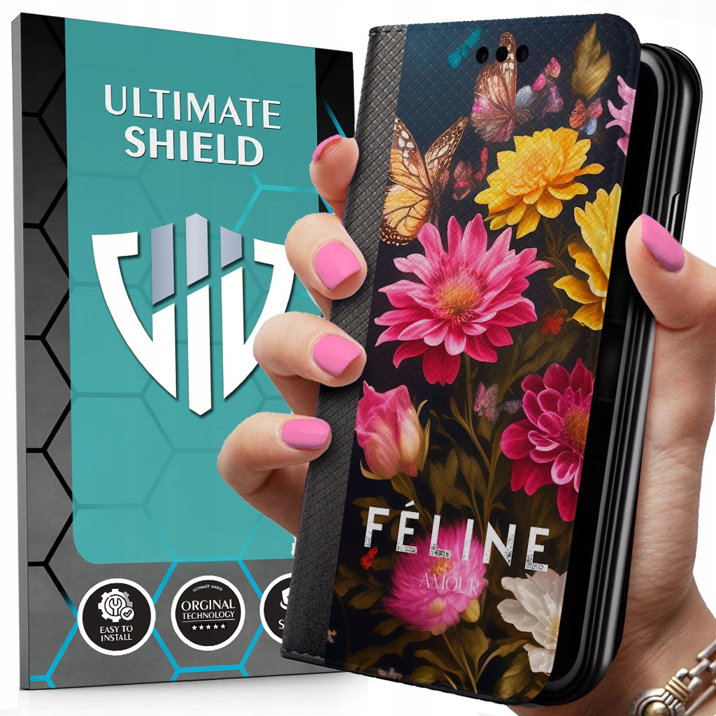 NAJLEPSZE ETUI Z KLAPKĄ DO XIAOMI REDMI NOTE 13 PRO 4G WZORY + SZKŁO