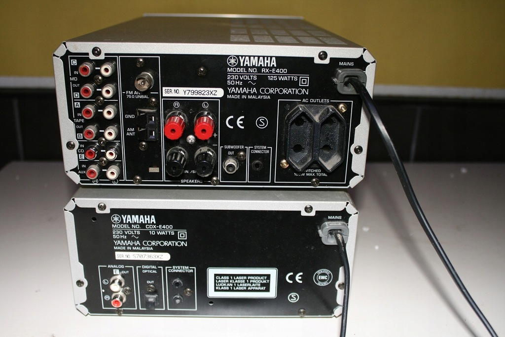 YAMAHA PIANOCRAFT RX-E400 + CDX-E400 - 7806309265 - oficjalne archiwum ...