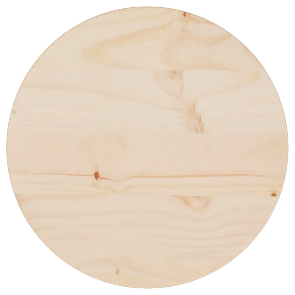 Lumarko Blat stołu, Ø30x2,5 cm, lite drewno sosnow