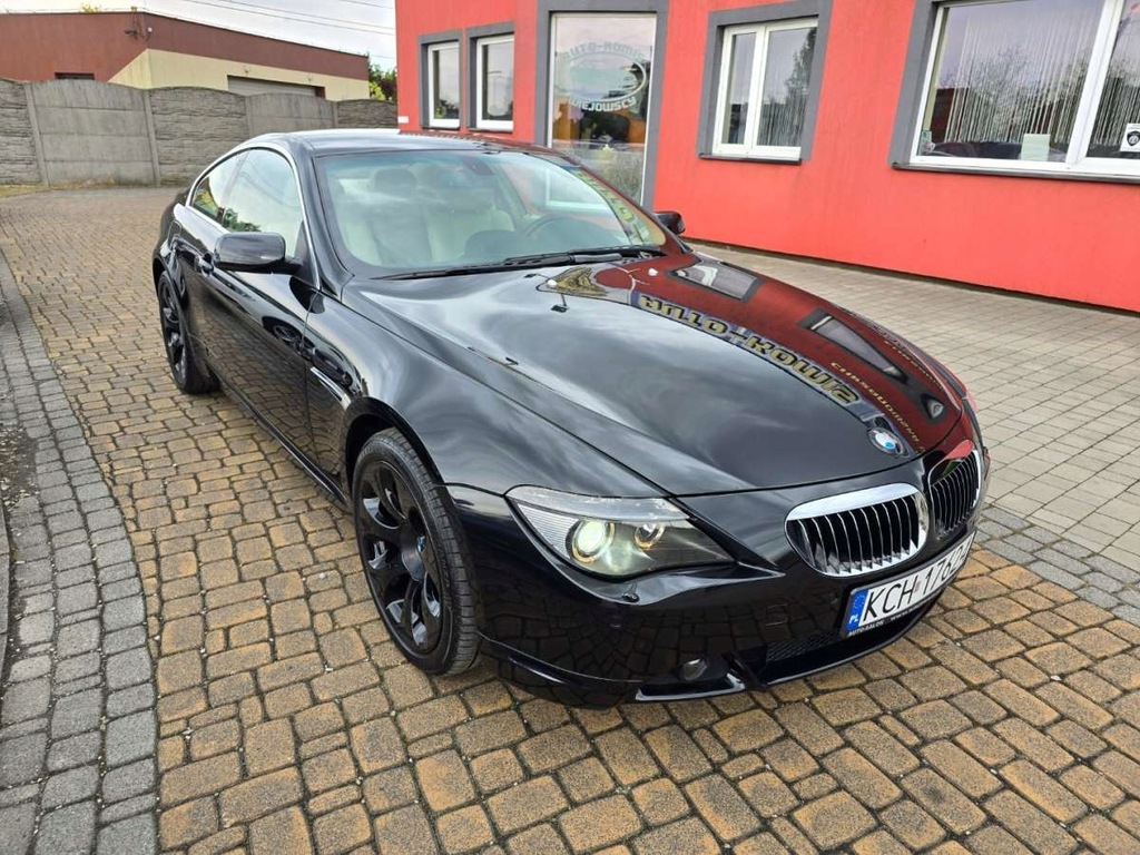 BMW Seria 6 V8-367 kM auto w oryginale - bogate wyposażenie-bardzo zadbana