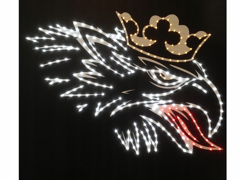 TABLICA LED TIR SCANIA GRIFFIN 24V 50 cm /50cm