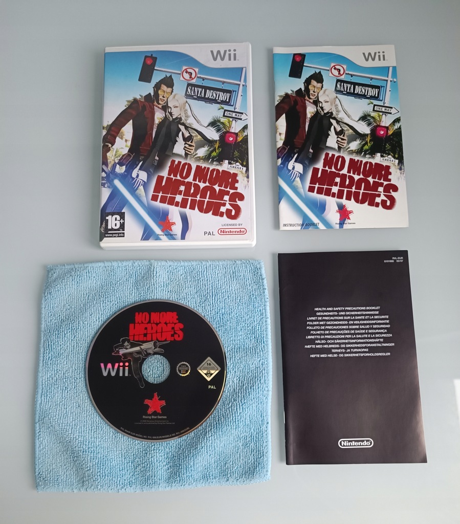 NO MORE HEROES NINTENDO Wii KOMPLETNA 3XA