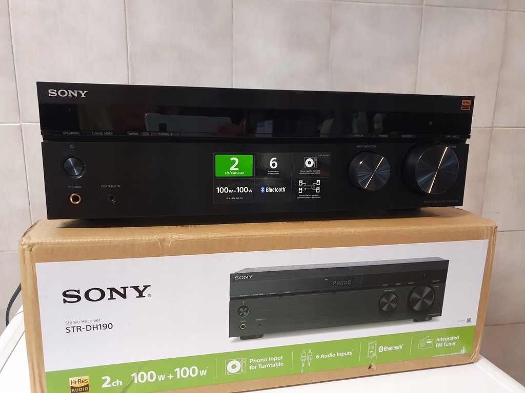 Купить Ресивер Sony STR-DH190 черный 100Вт: отзывы, фото, характеристики в интерне-магазине Aredi.ru