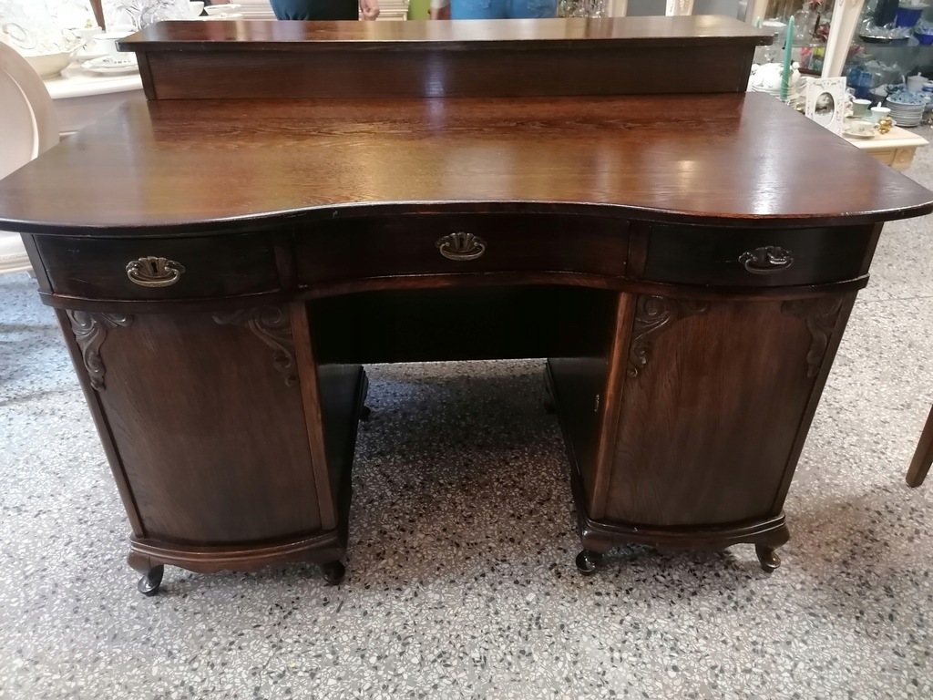Stare drewniane biurko c329