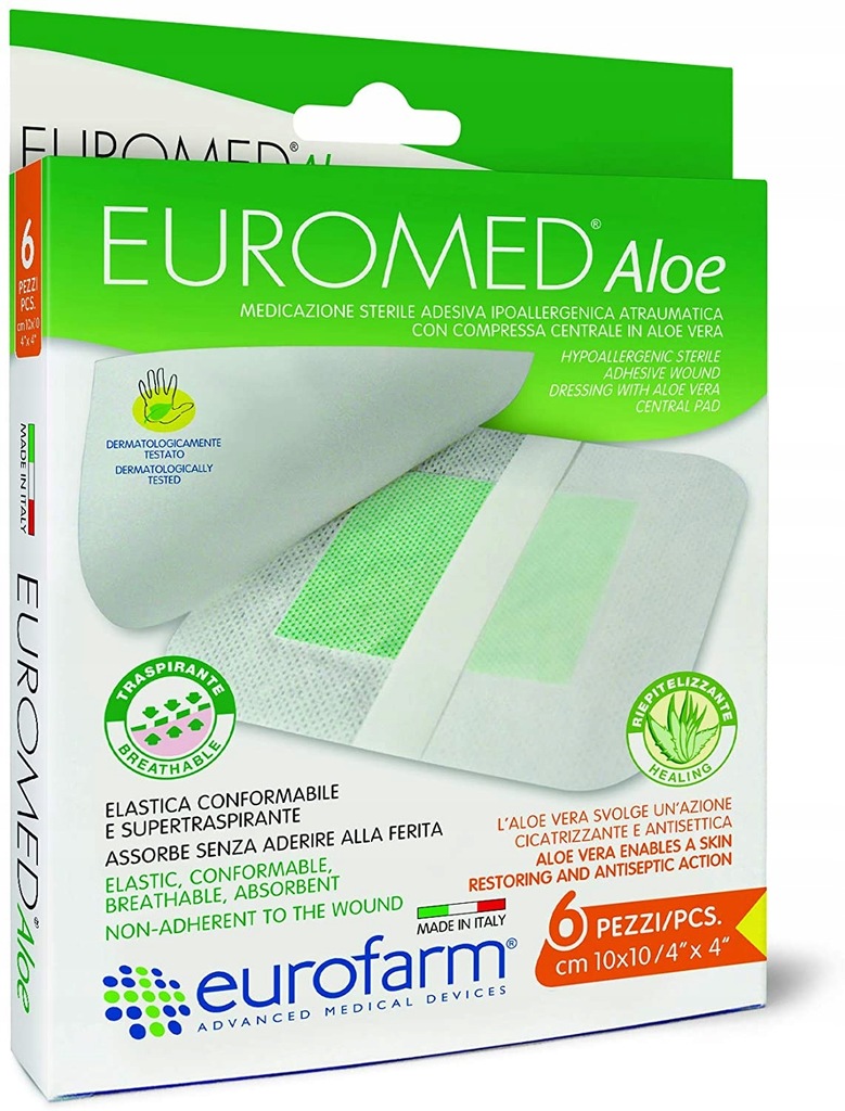 Euromed Aloe (5 x 7 cm) hipoalergiczny PLASTER