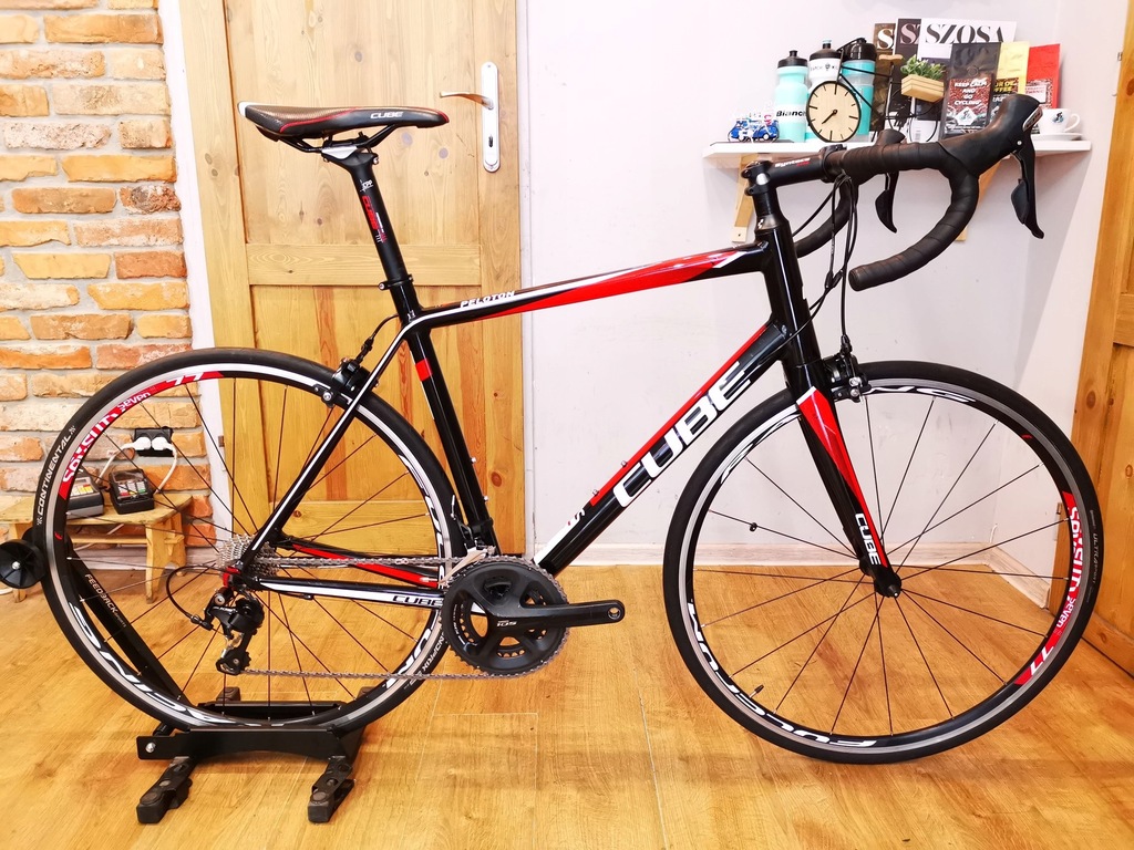 ROWER SZOSOWY, CUBE PELOTON RACE, SHIMANO 105, r56