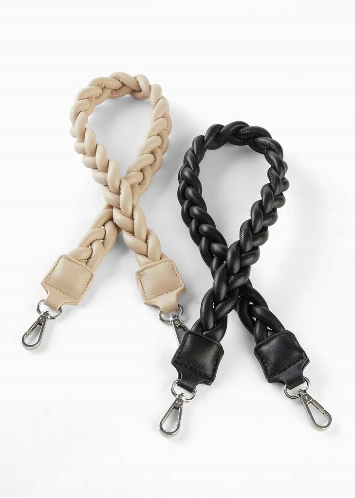 DA03 PASEK WARKOCZYKOWY DO TOREBKI KLASYCZNY EKO-SKÓRA BEŻOWY ROZMIAR