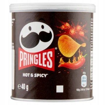 PRINGLES CHIPSY HOT & SPICY OSTRE 40 G