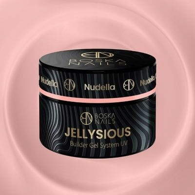 Żel budujący UV do paznokci galaretka Jellysious Nudella Boska Nails 50 ml
