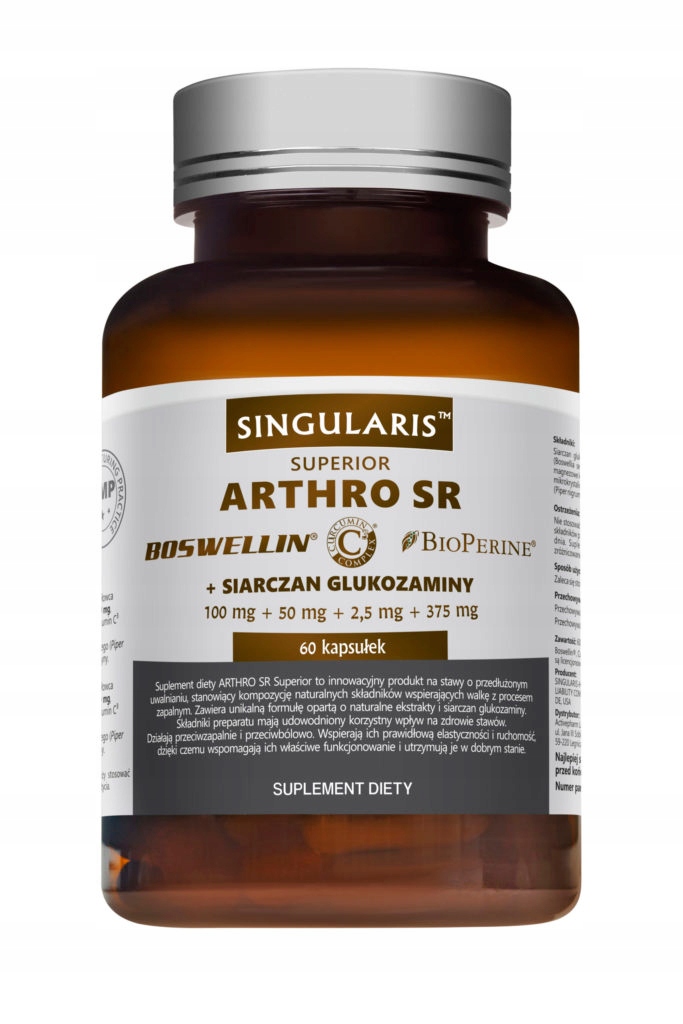 Singularis Arthro SR + Siarczan Glukozaminy 60 kap