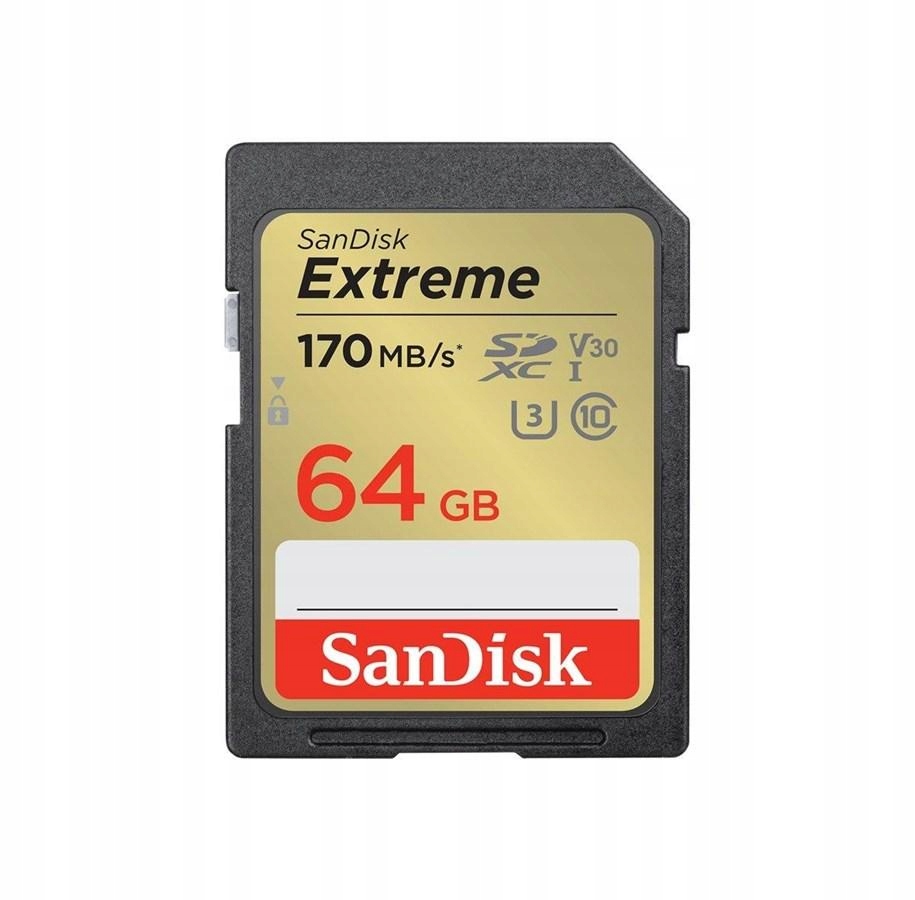 Karta pamięci SanDisk SDXC 64GB Extreme 170/90MB/s