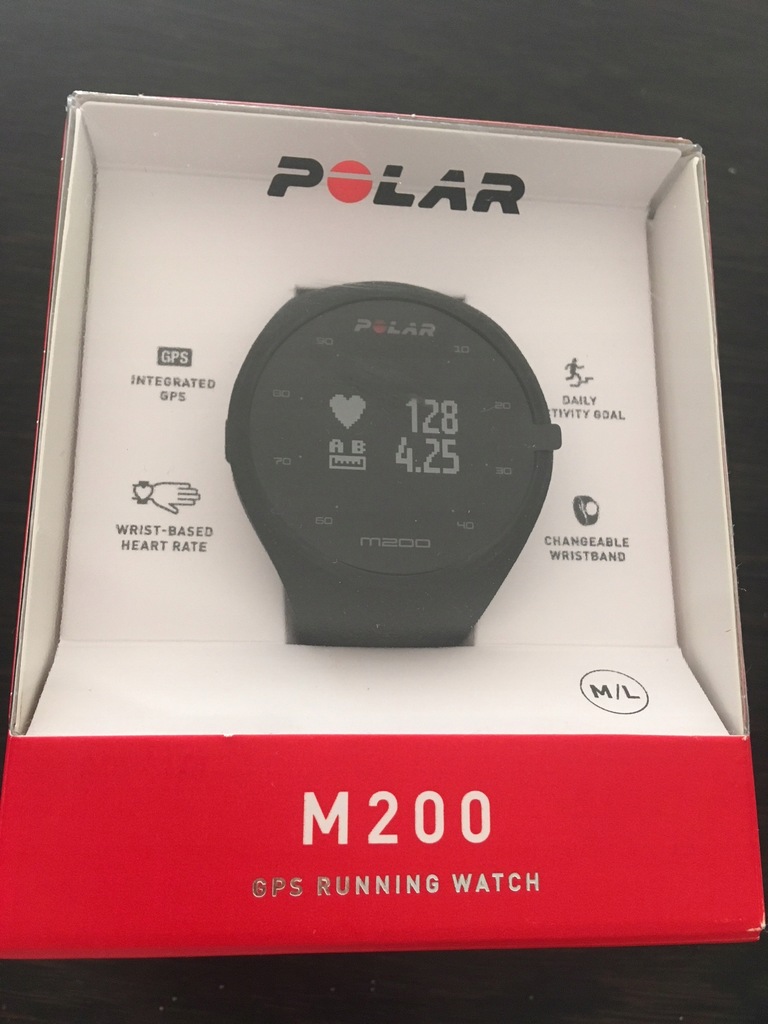 ZEGAREK DO BIEGANIA Z GPS-EM POLAR M200 M/L