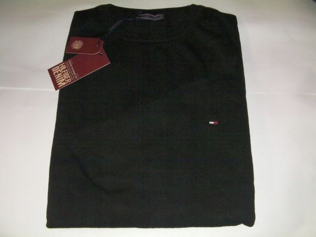 Sweter tommy hilfiger czarny 3xl