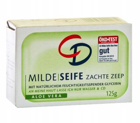 CD MYDŁO GLICERYNOWE W KOSTCE ALOE VERA 125g DE