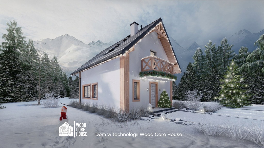 Konstrukcja domu modułowego Wood Core House