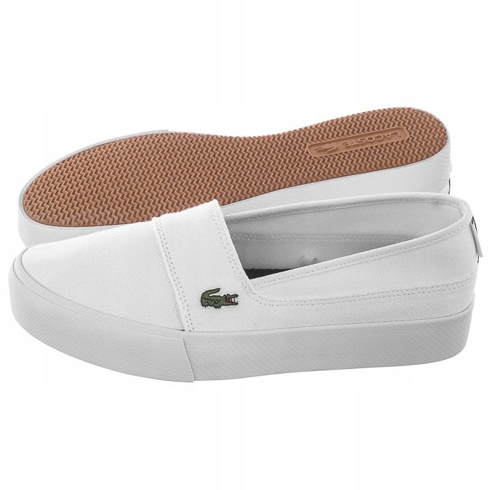 Buty Damskie Tenisówki Lacoste Marice Plus Białe 8970811738