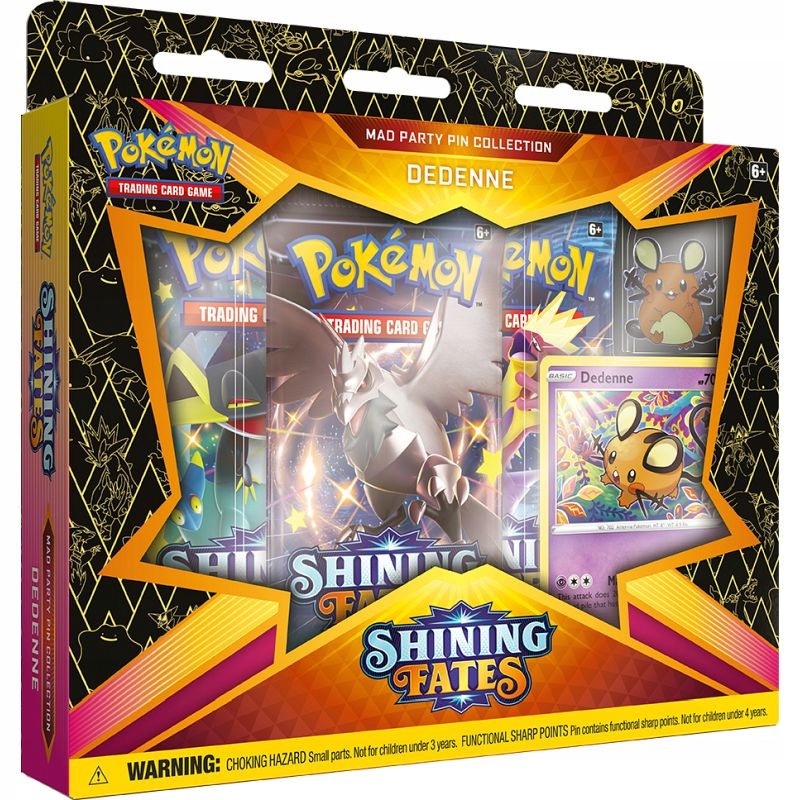 Pokemon Shining Fates Mad Party Collection Dedenne