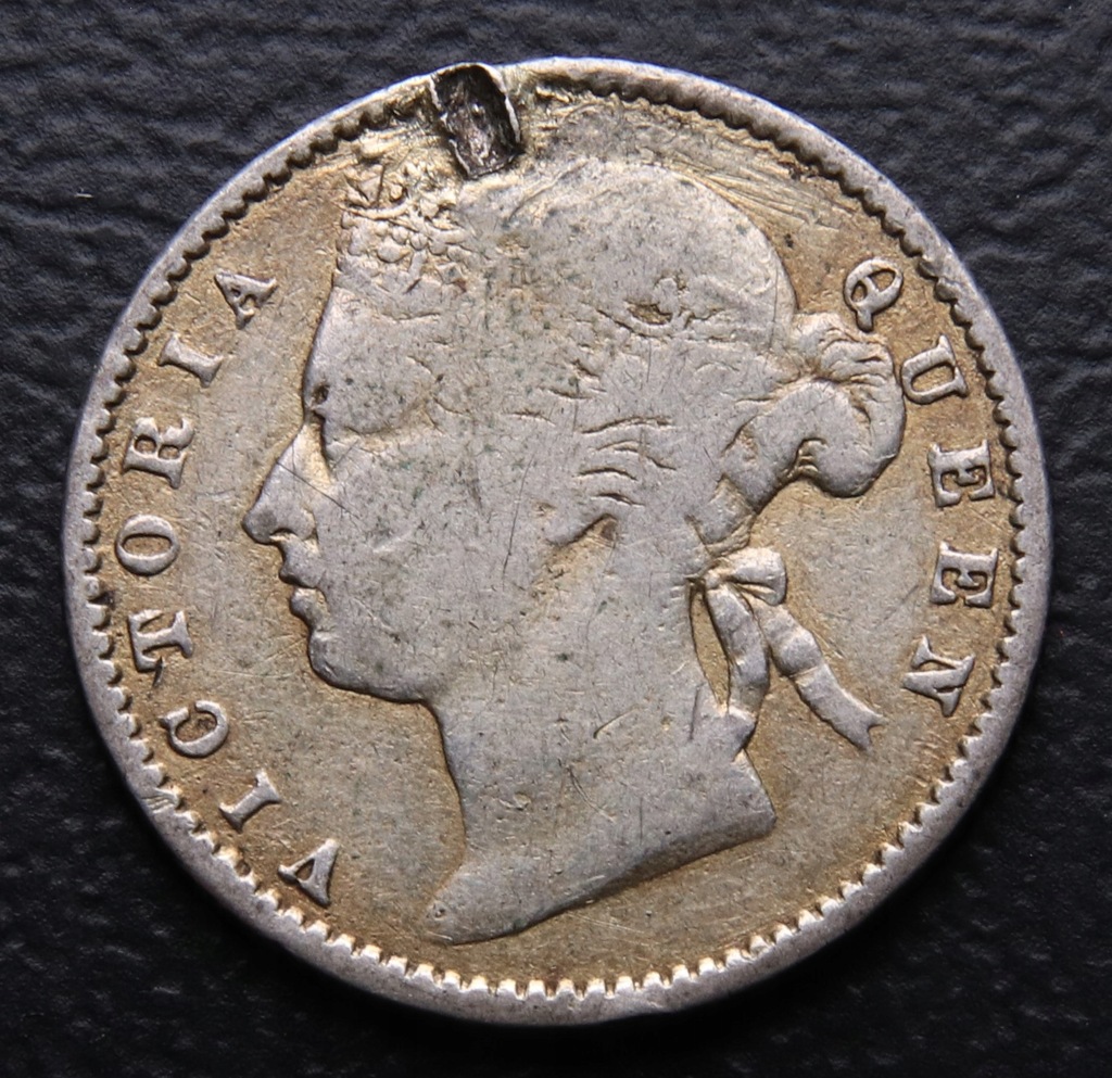 ANK ANGLIA KRÓLOWA WIKTORIA 10 CENTS 1873 rzadka