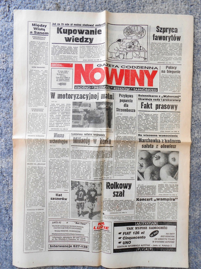 Gazeta codzienna "Nowiny"(I)