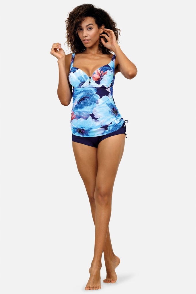 Tankini bluzka i szorty F38/757 kwiatowe 12055383644 oficjalne