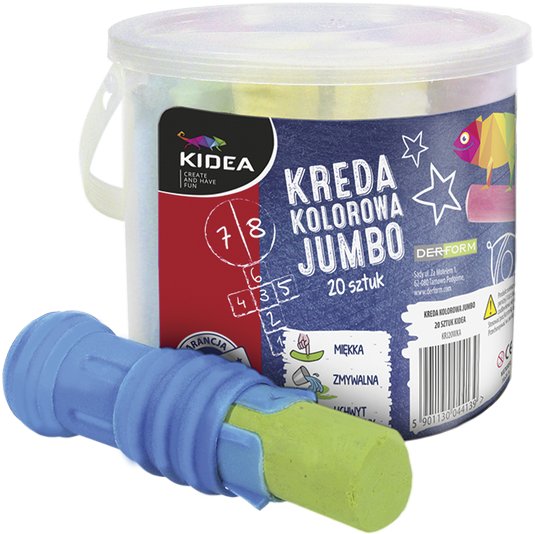 KIDEA KREDA KOLOROWA JUMBO 20 SZT WYS.24