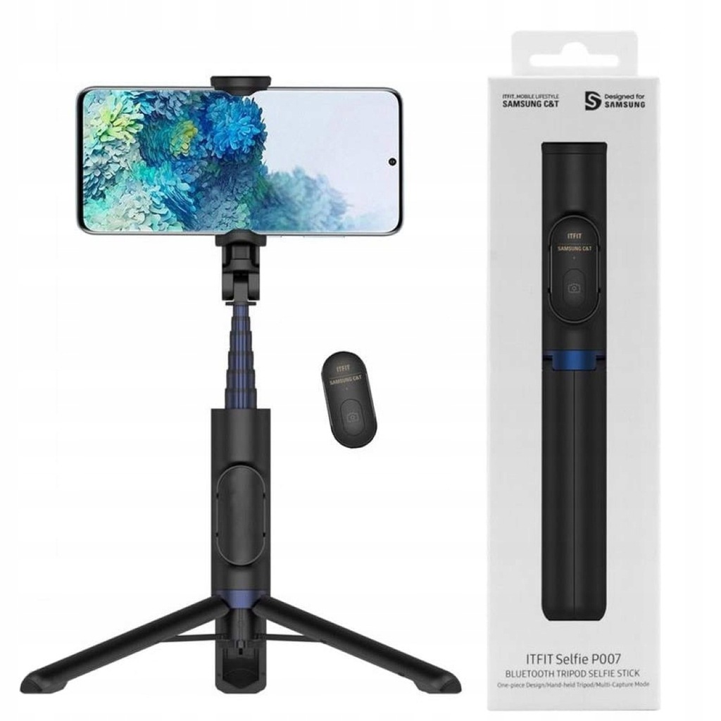 Samsung oryginalny selfie stick, tripod + pilot BT